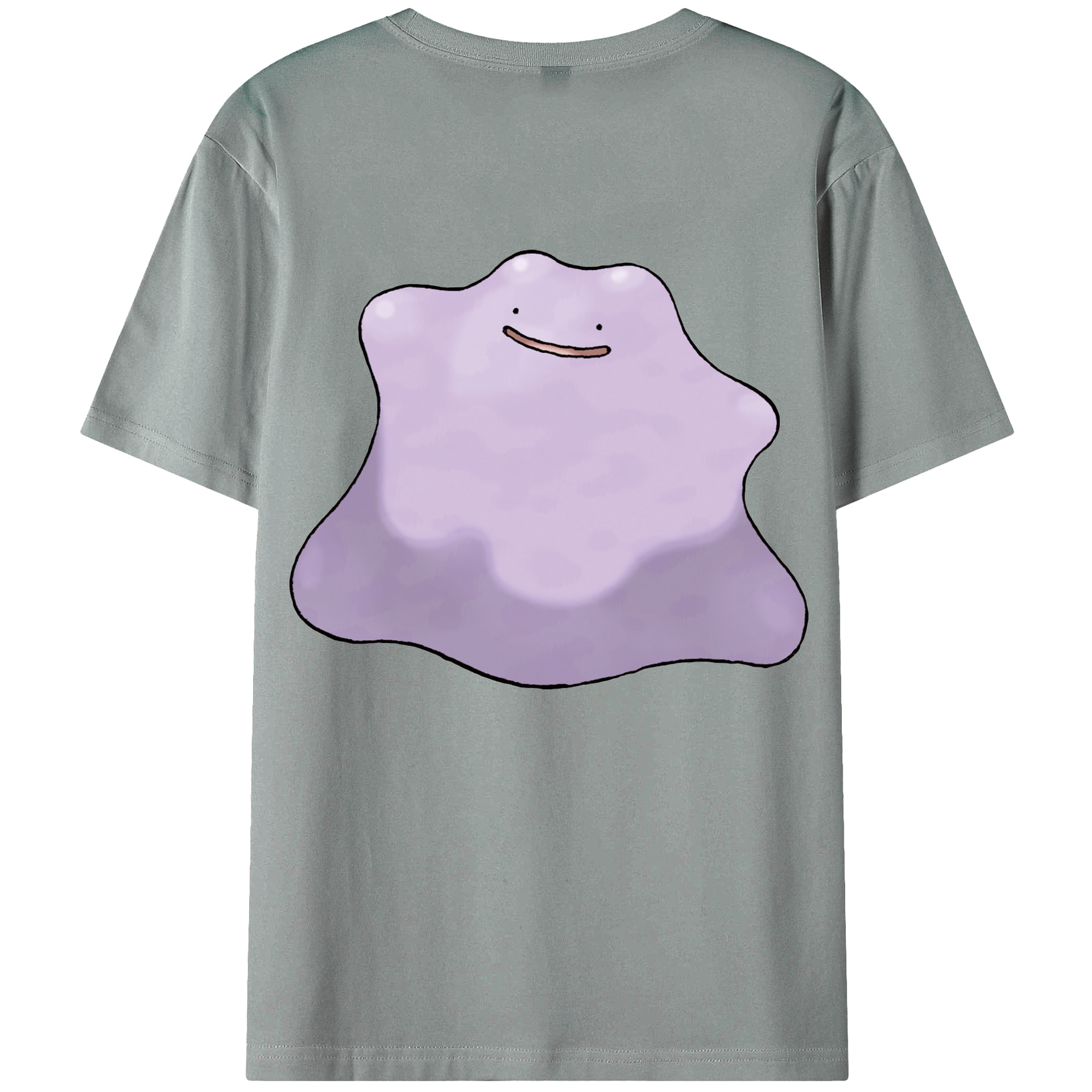 （画像用） ポケットモンスター Pokémon 綿100％ メンズ半袖Tシャツ（バックプリント） 通気性